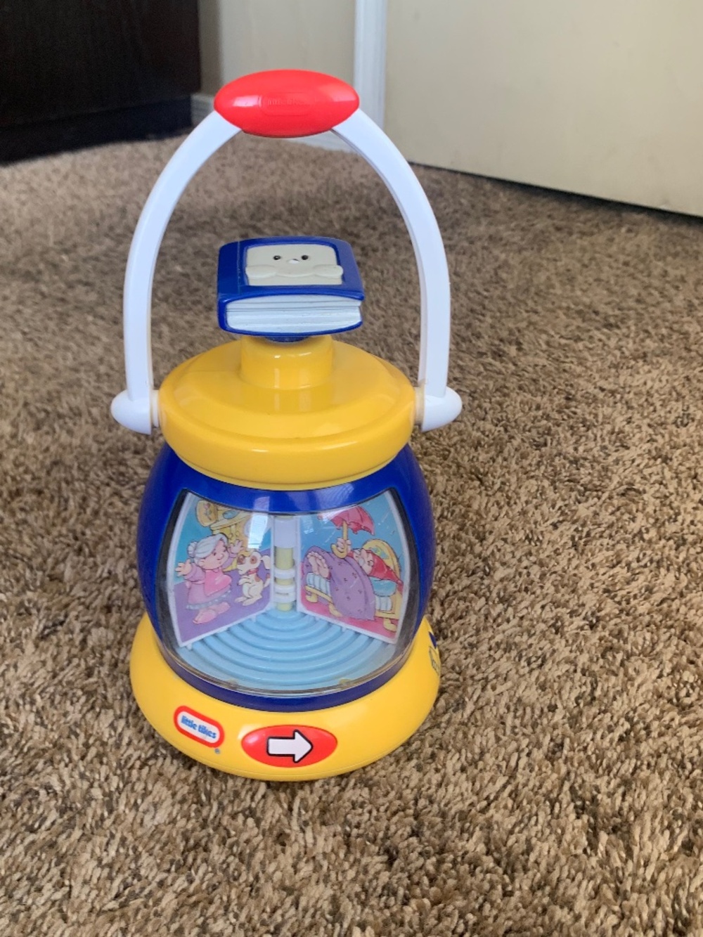 Vintage 90's Little Tikes Tunes & Tales Lantern Nursery Rhymes Story Toy